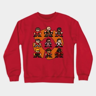 Team Fortress 2 Red Team-TF2 8bit Pixel Art Crewneck Sweatshirt